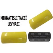 Resim Taksi Levhası Işıklı Mıknatıslı Karayolları Uyumlu Yazısız Sarı 