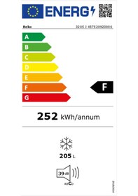 Resim Beko 3205 J Yatay Derin Dondurucu 
