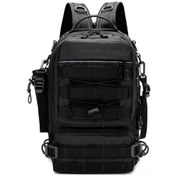 Resim Reedark Siyah Dışarıda Kullanıma Uygun Çok Fonksiyonlu Seyahat Dağcı Çanta Sırt/üst Çantası Siyah 