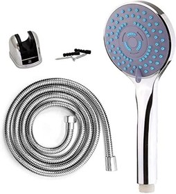 Resim Single El Duşu Başlığı - 150 cm Örgülü Duş Spirali Hortumu (2'li Set) 