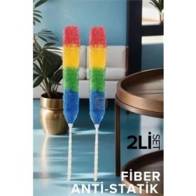 Resim Aesco Mey Ithalat® 2 Li Set Fiber Toz Alma Püskülü California Design 