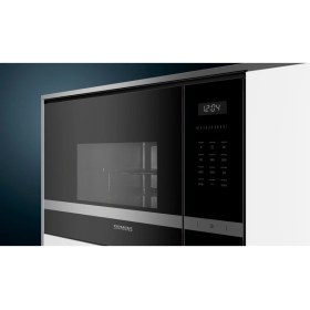 Resim Siemens BE555LMS0 25 Lt Siyah Ankastre Mikrodalga Fırın 