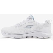 Resim Skechers Go Walk 7 - Clear Path Kadın Beyaz Yürüyüş Ayakkabısı 125207 Wht Beyaz 