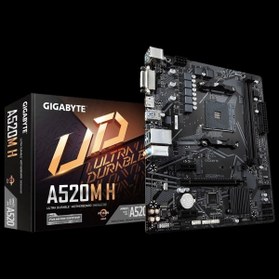 Resim Gigabyte A520m H Amd A520 Ddr4 M.2 Hdmı/dvı Matx Am4 Anakart 