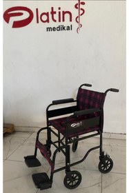 Resim Platinmedikal Banyo Arabası Tekerlekli Klozet Banyo Sandalyesi Tekerlekli Sandalye (tekerlekleri Daha Büyük) 