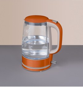 Resim Bork Su Isıtıcı K515, Şık Ve Güvenli Cam Su Isıtıcı, 1.7l Kapasite Su Isıtıcılar Turuncu 189443701 