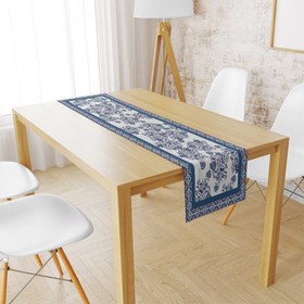 Resim Blue Flowers Runner | Pufaloji 