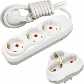 Resim Boss And Muse 3 Lü Topraklı Grup Priz + Golyat 