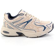 Resim Bambi Bej Lacivert Kadın Sneaker K01027060509 