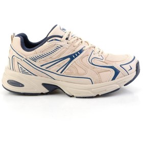 Resim Bambi Bej Lacivert Kadın Sneaker K01027060509 