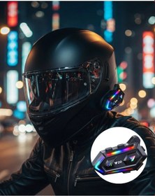 Resim Mey İthalat Ipx6 Su Geçirmez Intercom 1000m Bağlantı 1000mah Batarya Rgb Işıklı 