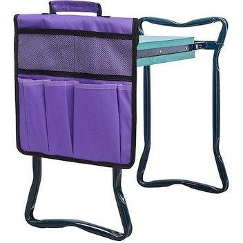 Yifomall Katlanabilir Taşınabilir Bahçe Alet Çantası - Mor Renkli Pratik Bahçe Ekipmanı