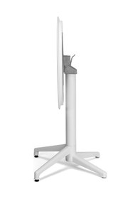 Resim Bintaşmobilya Beyaz Katlanır Cafe Otel Dış Mekan Bahçe Masası Beyaz 