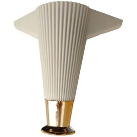 Resim Zeygen Zirve Çizgili Mobilya Ayağı Baza Koltuk Ayağı 8 Adet 15Cm Beyaz (521003777) 