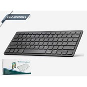 Resim Klavye Kablosuz Bluetooth Hadron HD806S HDX2502 Siyah 