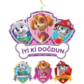 Resim Asmalı Tavan Sarkıt Süsü Büyük1li Paw Patrol Sky E Çok Renkli 