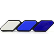 Resim Hombey Toyota Tacoma Tundra 4runner Araçlar İçin Abs Grille Rozeti Mavi Degrade Stili Modifikasyon Parçası Hava Durumuna Dayanıklı 
