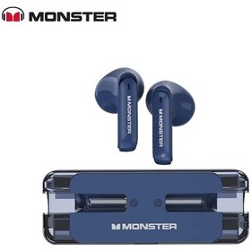 Resim Monster Xkt08 Kulaklık Bluetooth 5.3 Gerçek Kablosuz Kulaklık Düşük Gecikme Blue 