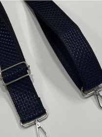Resim Karantuhafiye Postacı Çanta Sapı / Palaska Çanta Sapı / Sert Kolon Çanta Sapı / 4 Cm Laciver&siyah Laciver&siyah Çok Renkli 