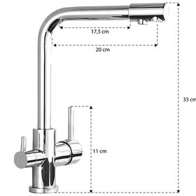 Resim Fkn Arıtmalı Eviye Bataryası Krom 