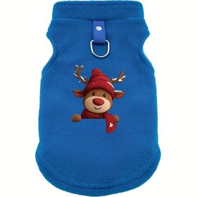 Resim Küçük ve Orta Boy Köpekler İçin Kışlık Sıcak Polar Evcil Hayvan Yeleği - Sevimli Noel Geyik Baskılı Kolsuz Tasarım, Lastikli Kolay Temizlenebilir Elastik Kumaş, Sonbahar Kış İlkbahar İçin Makinede Yıkanabilir Kesim, Küçük Köpekler İçin Kışlık Köpek Montu, Orta Boy Köpekler İçin Kışlık Köpek Montu, Büyük Köpekler İçin Kışlık Köpek Montu, Xxl Köpek Kışlık Montu, Tüm Boyutlar İçin Köpek Giysileri, Kurbağa Köpek, Yapay Polar Evcil Hayvan Kazak, Köpek Aksesuarları 