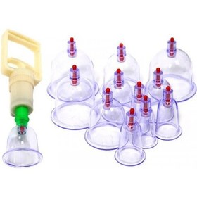 Resim Medikaltec Hacamat Kupa Seti Kupa Çekme Aleti 24 Lü Kupa 