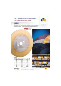Resim Glg 315x2x32mm Bw Diş Tın Kaplamalı - Hss Daire Testere Bıçağı Demir Alaşımlı Metal Kesimi 