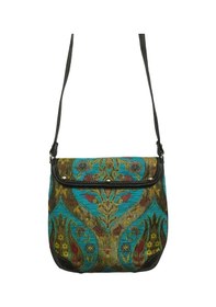 Resim Özel Tasarım Kilim Desenli Postacı Çantası Çok Renkli 