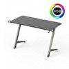 Resim Viyero Axis Z-Ayak RGB Aydınlatma Karbon-Fiber Oyuncu Masası 15 MM 120x60x75 CM GD-12002E-6-BLK 