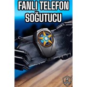 Resim Fanlı Radyatör Soğutucu Telefon Soğutucu Tüm Telefonlara Uyumlu 