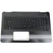 Resim HP Uyumlu Pavilion 15-aw007nt Z9B04EA klavye + üst kasa takım palmrest 