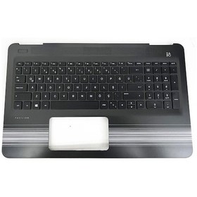 Resim HP Uyumlu Pavilion 15-aw007nt Z9B04EA klavye + üst kasa takım palmrest 