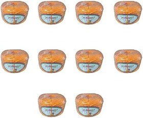 Resim Favori İp Halat FH03 PP Naylon Burgulu Örgü Çamaşır İpi - Turuncu - 100 Metre - 10 Adet 