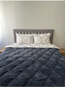 Resim Çift Taraflı Wellsoft Lüks Füme Yorgan Füme 