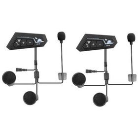 Resim Universal Bt22 Intercom Motosiklet Bluetooth V50 Su Geçirmez Bt22 Uyumlu 