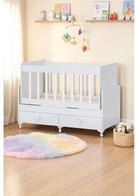 Resim Anne Yanı, Çekmeceli, Sallanır Beşik 60 X 120 Çok Renkli 