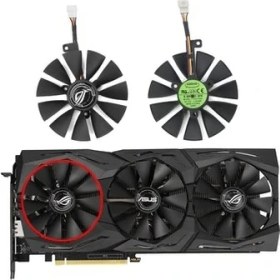Resim Everflow Asusrog-Strıx-Rtx 2060 2070-O8G-GAMING RTX2060 Rtx 2070 87mm3 vida 4 Pin Fan 
