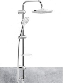 Resim Duscheline Dushlux Chrome – Dm-3218 Krom Tepe Yağmurlamalı Duş Seti 