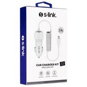 Resim S-link Swapp SW-C535 1 Usb + Micro Usb 12-24V 3.1A Kablolu Araç Şarj Cihazı 