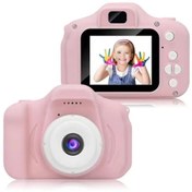 Resim fortrek Kamera Çocuklar Için Dijital Fotoğraf Makinesi 2.0 Inç Ekran 720-1080p Pembe Renk Kamerapembe 