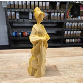 Resim Japon Kadın Heykeli Raf Ve Sehpa Üstü İçin Özel Hediyelik Dekoratif Figür 15 Cm 