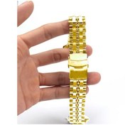 Resim Watch Ultra 49mm Kordon Uyumlu Krd-54 Metal Strap Kayış Clo- Rose Gold 