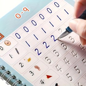Resim Çocuklar için Eğitici Matematik Boyama Kitabı - Çocukların Yaratıcı Yeniden Kullanımını Teşvik Edici Yazma - Okul Malzemeleri - (Çin Kullanımı Etkilemez) Cadılar Bayramı ve Noel Hediyeleri 