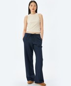 Resim Bisiklet Yaka Kolsuz Slim Fit Basic Kadın Atlet 