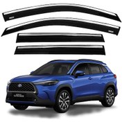Resim Corolla Cross Kromlu Cam Rüzgarlığı 2019 2020 2021 2022 2023 2024 2025 2026 2027 