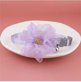 Resim Soulader Ayarlanabilir Kedi Tasması Ve Papyon Seti - Çan Ve Peri Kanatları Desenli Şık Kolye Yaka Aksesuarı 