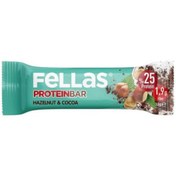 Resim FELLAS Fındıklı ve Kakaolu Protein Bar 32g 