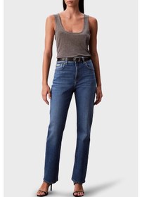Resim Calvin Klein Bayan Kot Pantolon Lv047b913g Ycc Mavi Mavi 