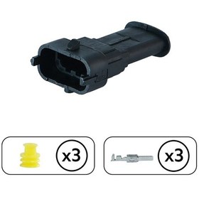 Resim Dişi Soketi 3 Pin Kablosuz 