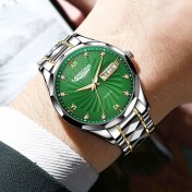 Resim Hanyang 818 Yeşil Poedagar Paslanmaz Çelik Erkek Izle Lüks Marka Su Geçirmez Aydınlık Askeri Kol Saatleri Iş Spor Tarzı Kuvars Saatler Yeni (Yurt Dışından) 